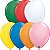 Balão Qualatex 11" - Sortido Estandarte Coração - Liso Látex - 100 Un - Imagem 1