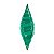 Balão Qualatex 27" - Taper Solto - Folha Verde Conica - 1 Un - Imagem 1