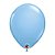 Balão Qualatex 11" - Qx Party Balloon Pkg Plain - Azul Claro - 6 Un - Imagem 1