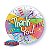 Balão Qualatex 22" - Bubble Simples - Thank You!-Serpentinas - 1 Un - Imagem 1