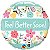 Balão Qualatex 18" - Redondo - Feel Better Soon!-Floral - 1 Un - Imagem 1