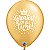 Balão Qualatex 11" - Redondo Ouro - The Greatest Of All Time! - 50 Un - Imagem 1
