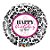 Balão Qualatex 18" - Redondo Solto - Happy Birthday To You!-Damasco - 1 Un - Imagem 1