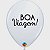Balão Qualatex 11" - Qx Party Balloon Estampado - Boa Viagem!-Branco - 6 Un - Imagem 1