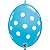 Balão Qualatex 12" - Q-Link Azul Casca De Ovo - Bolas Grandes - 50 Un - Imagem 1