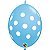 Balão Qualatex 12" - Q-Link Azul Claro - Bolas Grandes - 50 Un - Imagem 1