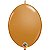Balão Qualatex 6" - Q-Link Marrom Mocha - Liso Látex - 50 Un - Imagem 1