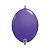 Balão Qualatex 12" - Q-Link Violeta - Liso Látex - 50 Un - Imagem 1