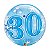 Balão Qualatex 22" - Bubble Simples - 30-Explosão Azul Estelar - 1 Un - Imagem 1