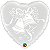Balão Qualatex 18" - Coração - Sinos De Bodas - 1 Un - Imagem 1