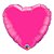 Balão Qualatex 18" - Coração - Magenta Metalizado Liso - 1 Un - Imagem 1
