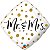 Balão Qualatex 18" - Diamante - Mr. & Mrs.-Pontos Ouro - 1 Un - Imagem 1