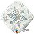 Balão Qualatex 18" - Diamante Hol - Floco De Neve Brilho Branco - 1 Un - Imagem 1
