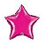Balão Qualatex 09" - Estrela - Magenta Metalizado Liso - 1 Un - Imagem 1