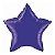 Balão Qualatex 09" - Estrela - Roxo Quartzo Metalizado Liso - 1 Un - Imagem 1