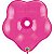 Balão Qualatex 16" - Geo Cereja Intenso - Liso Látex Blossom - 25 Un - Imagem 1