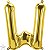 Balão Qualatex 34" - Letra - W Ouro - 1 Un - Imagem 1
