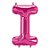 Balão Qualatex 34" - Letra - I Magenta - 1 Un - Imagem 1