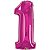 Balão Qualatex 34" - Número Um Magenta - 1 Un - Imagem 1