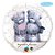 Balão Qualatex 18" - Redondo - Tatty Teddy-Together Forever - 1 Un - Imagem 1