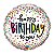 Balão Qualatex 18" - Redondo - Happy Birthday To You-Pontos - 1 Un - Imagem 1