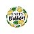Balão Qualatex 18" - Redondo - Birthday-Abacaxís Dourados - 1 Un - Imagem 1