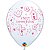Balão Qualatex 11" - Redondo Branco - First Communion-Símbolos - 50 Un - Imagem 1