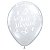 Balão Qualatex 11" - Transparente - Just Married-Borboletas A-R - 50 Un - Imagem 1