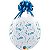 Balão Qualatex 18" - Transparente - It'S A Boy - 25 Un - Imagem 1