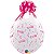 Balão Qualatex 18" - Transparente - It'S A Girl - 25 Un - Imagem 1