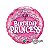 Balão Qualatex 18" - Redondo Hol - Birthday Princess - 1 Un - Imagem 1