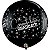 Balão Qualatex 3" - Redondo Preto Onix - Congratulations Graduate - 2 Un - Imagem 1