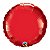 Balão Qualatex 04" - Redondo - Vermelho Rubi Metalizado Liso - 1 Un - Imagem 1