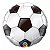 Balão Qualatex 09" - Redondo Solto - Futebol - 1 Un - Imagem 1
