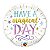 Balão Qualatex 09" - Redondo Solto - Have A Magical Day - 1 Un - Imagem 1