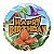 Balão Qualatex 09" - Redondo Solto - Happy Birthday-Dinossauros - 1 Un - Imagem 1