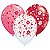 Balão Qualatex 11" - Redondo Sortido Amor - Corações E Margaridas A-R - 50 Un - Imagem 1