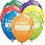 Balão Qualatex 16" - Redondo Sortido Carnaval - Birthday-Lacos E Estrelas - 50 Un - Imagem 1