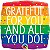 Balão Qualatex 18" - Shape - Grateful For You & All You Do - 1 Un - Imagem 1