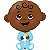 Balão Qualatex 38" - Shape - Menino - 1 Un - Imagem 1