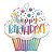 Balão Qualatex 31" - Shape - Birthday-Ombre Bolinho - 1 Un - Imagem 1