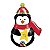 Balão Qualatex 14" - Shape Solto - Pinguim Preciosa - 1 Un - Imagem 1