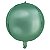Balão Cromado Redondo 4D Verde Menta 20" - Silver Plastic - 1 Unidade - Imagem 1