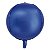 Balão Cromado Redondo 4D Azul 20" - Silver Plastic - 1 Unidade - Imagem 1