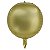 Balão Cromado Redondo 4D Dourado 20" - Silver Plastic - 1 Unidade - Imagem 1
