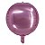 Balão Metalizado Redondo 4D Rosa Bebê 20" - Silver Plastic - 1 Unidade - Imagem 1