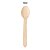 Talher Madeira Natural Colher 16cm - 50 Un - Imagem 1