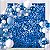 Painel Metalizado Quadrado Mágico Shimmer Wall 30x30cm Azul Brilhante - 1 Un - Imagem 1