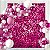 Painel Metalizado Quadrado Mágico Shimmer Wall 30x30cm Pink Brilhante - 1 Un - Imagem 1