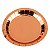 Prato Papel Liso Bronze - 10 unidades - Imagem 1